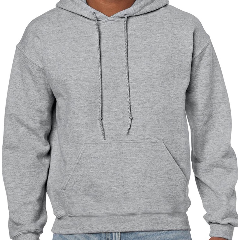 Unisex Gildan Hooded Sweatshirt- Sport Grey
